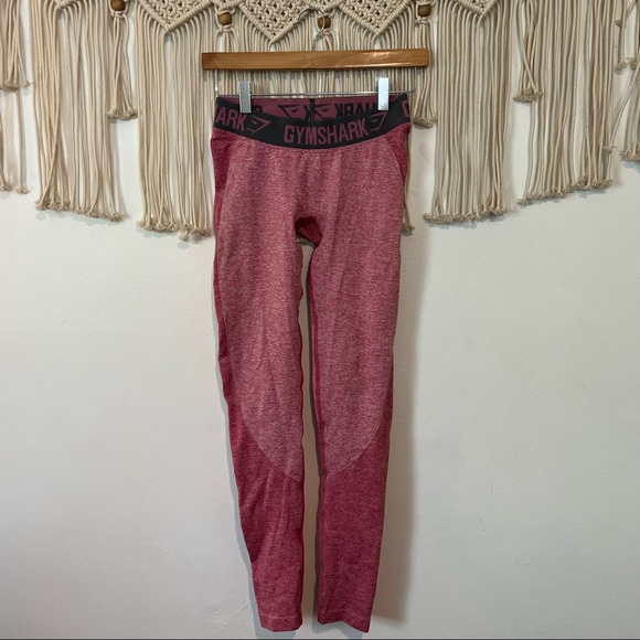 GymShark | shape lifting seamless pink athletic leggings size small - Picture 2 of 11